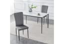 MCC direct Esszimmerstuhl ELLE Samt Grau 2er Set Bild 1