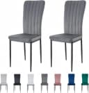 MCC direct Esszimmerstuhl ELLE Samt Grau 2er Set Bild 2