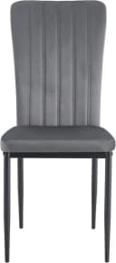 MCC direct Esszimmerstuhl ELLE Samt Grau 2er Set Bild 4