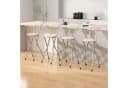 MCC direct Faltbarer Barhocker Beige Metallgestell Bild 1