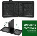 MCC direct Klapptisch Kunststoff mit Tragegriff Weiß Bild 5