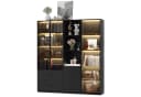 Merax Glasvitrine mit LED-Beleuchtung und Soft-Close Türen Bild 4