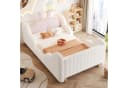 Flieks Kinderbett 90x200cm mit Hasen-Kopfteil und Wolken-Seitenteil Bild 2