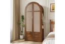 Flieks Kleiderschrank Garderobenschrank Walnuss Modern Bild 2