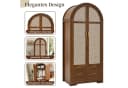 Flieks Kleiderschrank Garderobenschrank Walnuss Modern Bild 4
