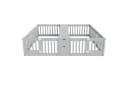 Flieks Kinderbett Bodenbett grau mit Schubladen und Regal Bild 5