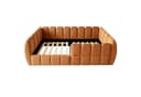 Flieks Polsterbett Kinderbett Bodenbett Samtbezug Orange Bild 5