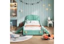 Flieks Polsterbett Autobett mit Rutsche und Treppe Bild 1