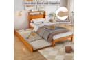 Flieks Massivholzbett mit Ausziehbett 90x200cm Bild 5