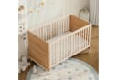Flieks Babybett Beige mit 5-stufiger Höhenverstellung Bild 1