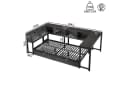 Flieks Daybett mit LED-Beleuchtung, Schreibtisch & Schubladen Schwarz Bild 5