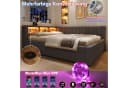 Flieks Daybett Polsterbett 140x200 grau mit LED-Leiste Bild 4