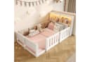 Flieks Kinderbett mit LED-Lichtleiste und Gitterdesign Bild 2