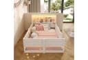 Flieks Kinderbett mit LED-Lichtleiste und Gitterdesign Bild 3
