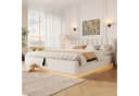 Flieks Polsterbett 180x200 mit LED und Stauraum Beige Bild 1