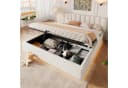 Flieks Polsterbett 180x200 mit LED und Stauraum Beige Bild 2