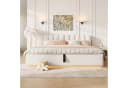 Flieks Polsterbett 180x200 mit LED und Stauraum Beige Bild 3