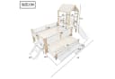 Flieks Kinderbett Massivholz mit Ausziehbett, Rutsche & Schubladen Bild 4
