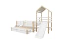 Flieks Kinderbett Massivholz mit Ausziehbett, Rutsche & Schubladen Bild 5