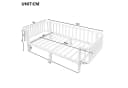 Flieks Kinderbett Metall 90x200cm mit Lattenrost und Sicherheitsgeländer Bild 4
