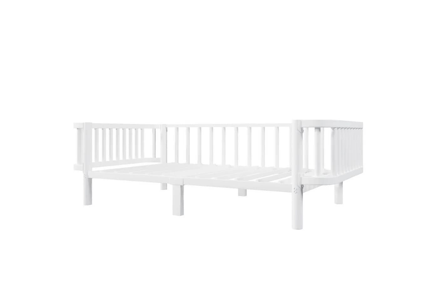 Flieks Kinderbett Metall 90x200cm mit Lattenrost und Sicherheitsgeländer - Bild 5