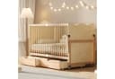 Flieks Babybett Kiefernholz 70x140cm mit Schubladen & Wickeltisch Bild 3