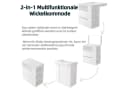 Flieks Wickelkommode mit abnehmbarem Aufsatz weiß Bild 5
