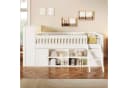 Flieks Halbhohes Kinderbett 120x200cm mit LED-Beleuchtung und Stauraum Bild 3