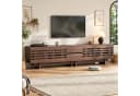 Merax Lowboard TV-Schrank Walnuss Holzoptik 200cm mit 4 Türen & 2 Schubladen Bild 2