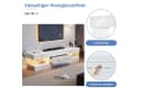 Merax Lowboard TV-Schrank mit LED-Beleuchtung und Acryl-Seitenwänden Bild 4