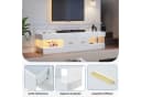 Merax Lowboard TV-Schrank mit LED-Beleuchtung und Acryl-Seitenwänden Bild 5