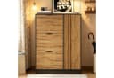 Merax Schuhschrank Naturholzoptik Schwarz 12 Paar Bild 2
