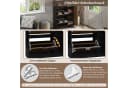 Merax Schuhschrank Naturholzoptik Schwarz 12 Paar Bild 5