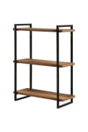 Next Wandregal Bronx 3-stufiges Wandregal Metall Holzoptik Bild 2
