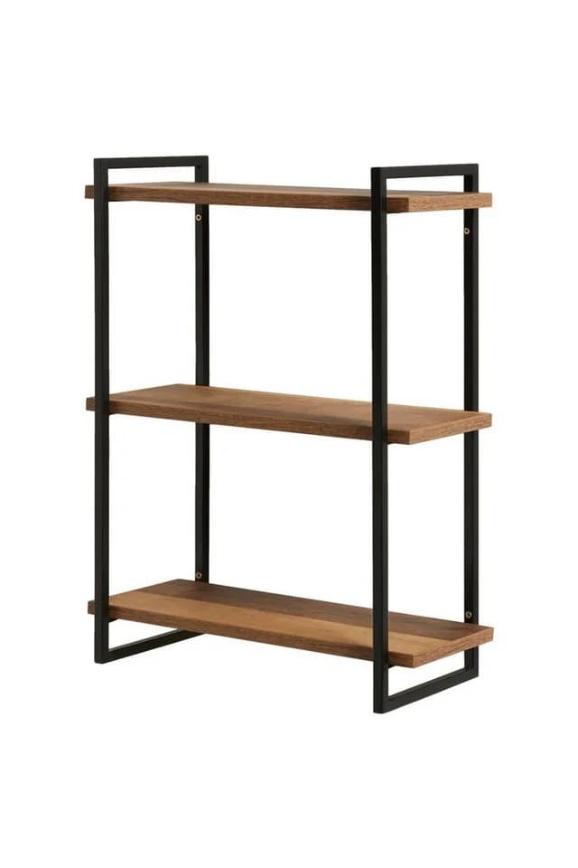 Next Wandregal Bronx 3-stufiges Wandregal Metall Holzoptik - Bild 2