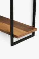 Next Wandregal Bronx 3-stufiges Wandregal Metall Holzoptik Bild 3
