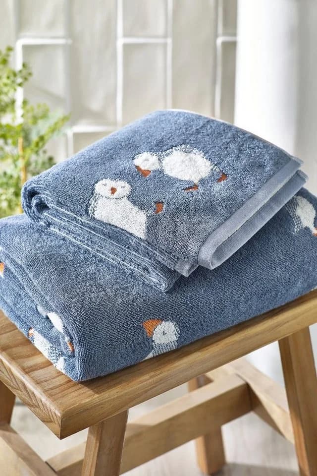 Next Handtuch Papageientaucher Blau 1-Stück - Bild 5