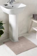 Next Badematte mit Bommeln-Sockel Braun Polyester Bild 1