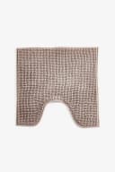 Next Badematte mit Bommeln-Sockel Braun Polyester Bild 2