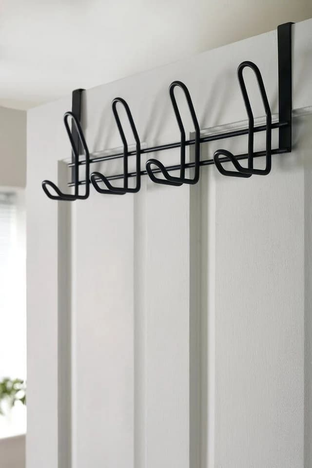 Next Türgarderobe Haken Schwarz für über die Tür - Bild 2