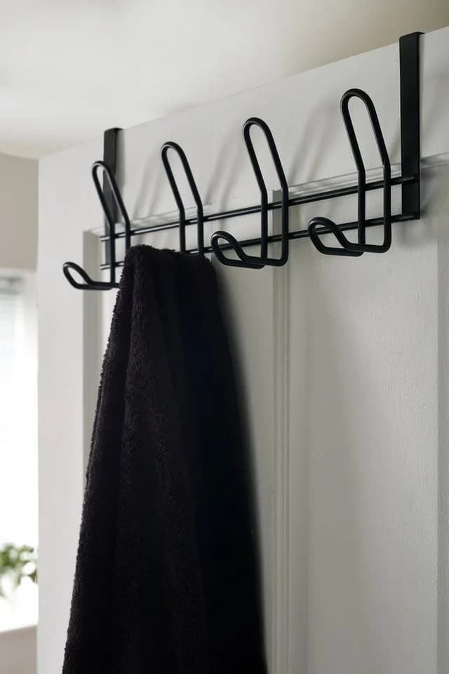 Next Türgarderobe Haken Schwarz für über die Tür - Bild 3