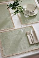 Next Platzset Geflochtene Platzsets mit Fransen, 4er-Set Bild 3