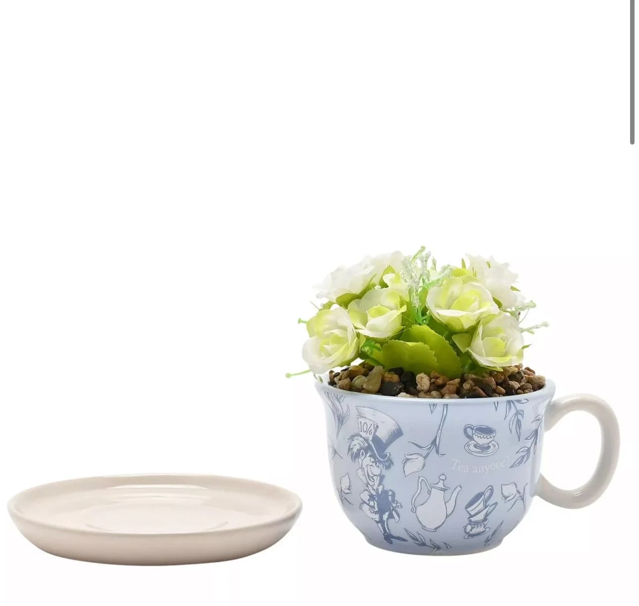 Disney Alice im Wunderland Teetasse mit Pflanze & Untersetzer - Bild 3