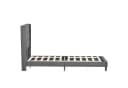 Flieks Polsterbett Einzelbett Leinen Grau 90x200cm Bild 4
