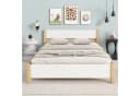 Flieks Massivholzbett Doppelbett Kiefer mit Lattenrost und Kopfteil Bild 2