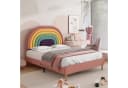 Flieks Polsterbett Kinderbett Rosa Samt Bild 1