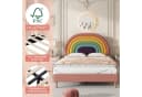 Flieks Polsterbett Kinderbett Rosa Samt Bild 5