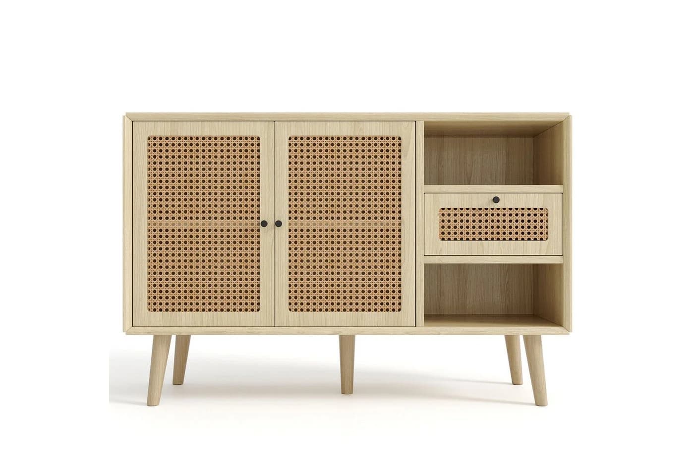 Flieks Sideboard Kommode Rattangeflecht 120x40x80cm - Bild 2