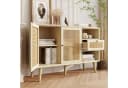 Flieks Sideboard Kommode Rattangeflecht 120x40x80cm Bild 3