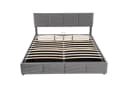 Flieks Polsterbett Hydraulisch Doppelbett 160x200cm Samt Bild 5